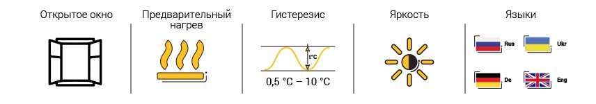 Додаткові функції terneo pro-z